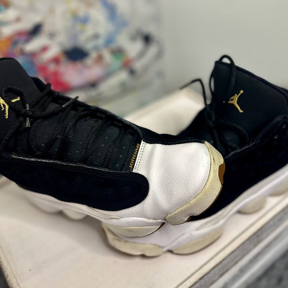 JORDAN 13 RETRO GG "HE GOT GAME" BLACK & WHITE - Picture 3 of 7